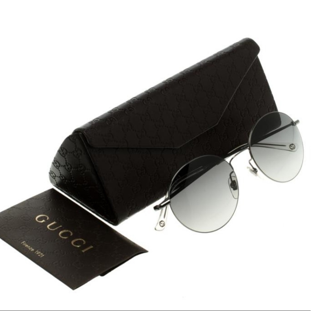 Additional photos  - Gucci Black Round Sunglasses
